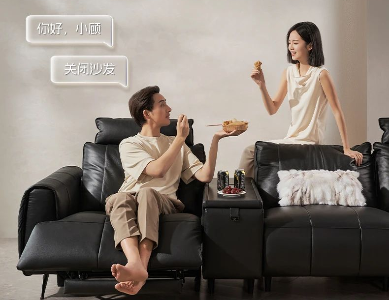 家居语音智能沙发引领未来家居潮流AG旗舰厅首页科技感十足！顾家(图2)